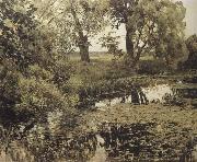 Levitan, Isaak Verwachsener pond oil